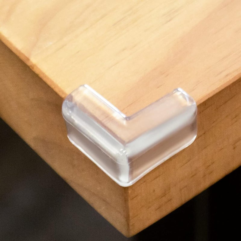 AIXMEET 12 Pack Table Corners, Corner Guards, Clear Corner Protectors, Corner Protectors, Baby Proof Corner Guards Stop Child Head Injuries Tables, Furniture & Sharp Corners Baby Proofing (L-Shaped) - Image 3